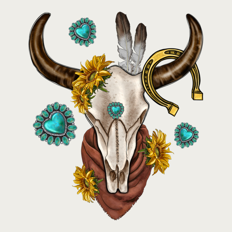 Western Cow Skull Zipper Hoodie by texasbilliewilder | Teevron