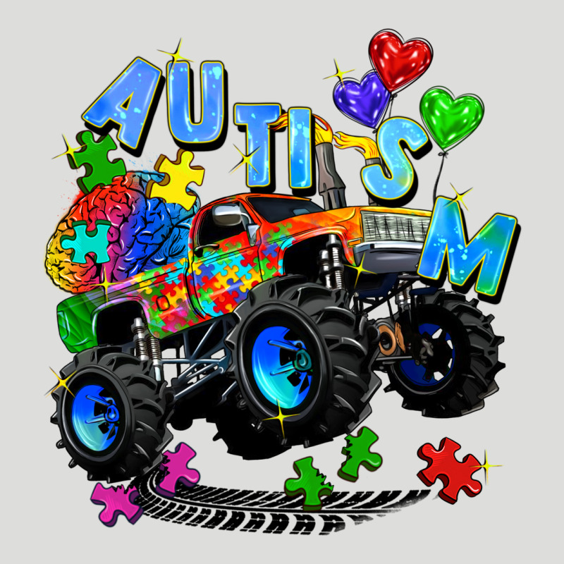 Monster Truck Autism Zipper Hoodie by Zillion Design Studio | Teevron