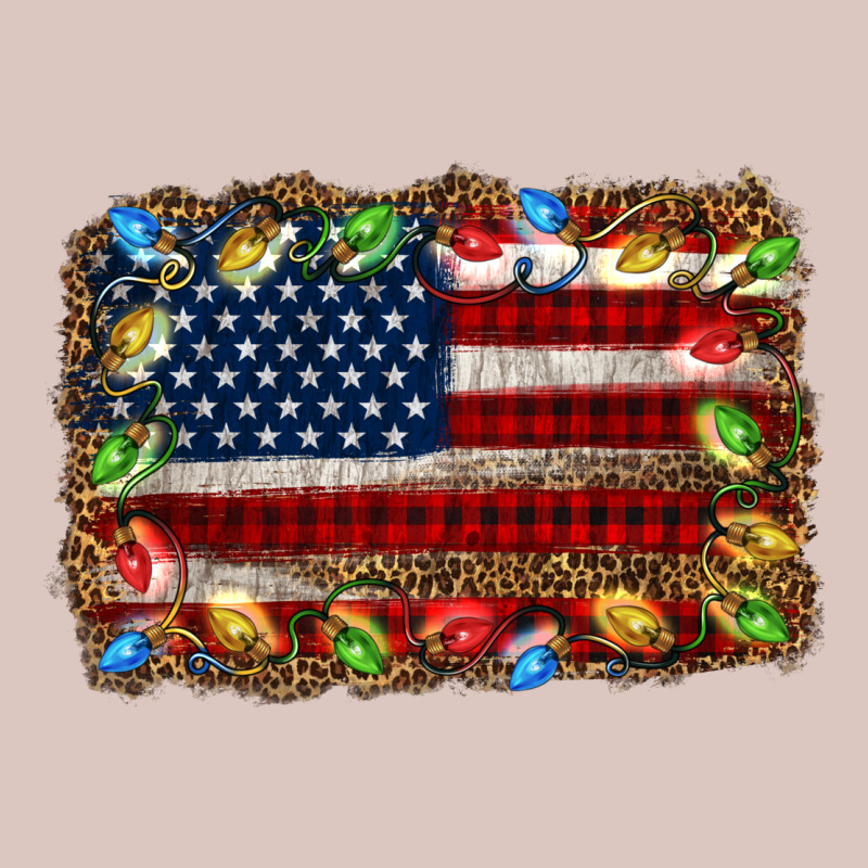 Christmas American Flag Background Premium Hoodie by Jasminsmagicworld | Teevron