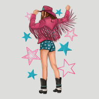 Western Pink With Stars And Cowgirl Zipper Hoodie | Teevron