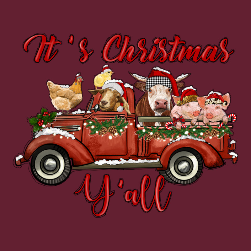 It's Christmas Y'all Truck With Farm Animals Classic Tee by RanaPortraitStore | Teevron