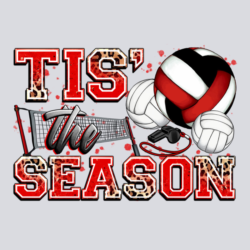 Tis' The Season Volleyball Zipper Hoodie by Zillion Design Studio | Teevron