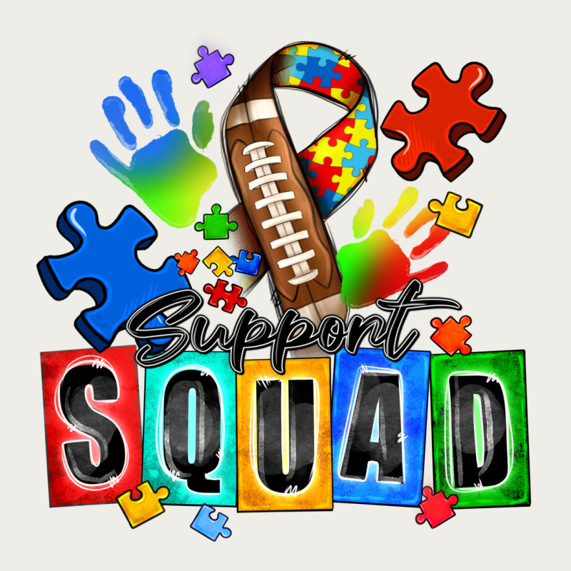 American Football Support Squad Autism Zipper Hoodie by Zillion Design Studio | Teevron