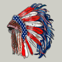 American Flag Indian Headdress Heavyweight Hoodie | Teevron