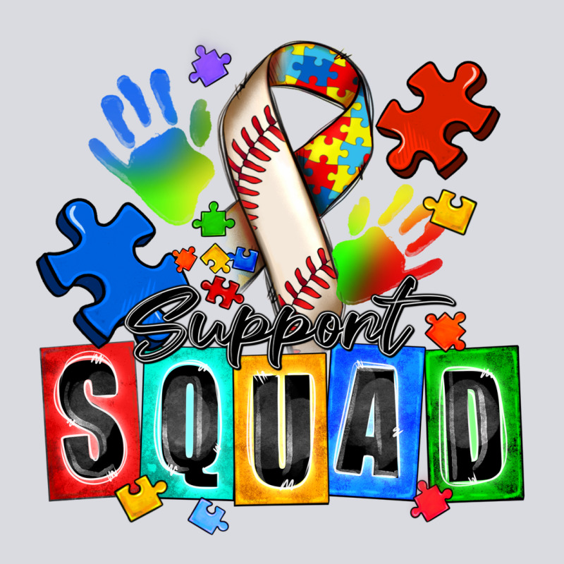 Baseball Support Squad Autism Zipper Hoodie by Zillion Design Studio | Teevron