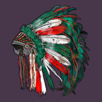 Mexican Flag Indian Headdress Heavyweight Hoodie | Teevron