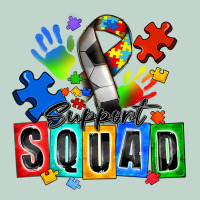 Soccer Support Squad Autism Zipper Hoodie | Teevron