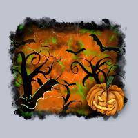 Halloween Backround Premium Hoodie | Teevron