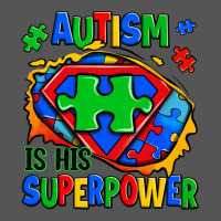 Autism Is His Superpower Ripped Zipper Hoodie | Teevron