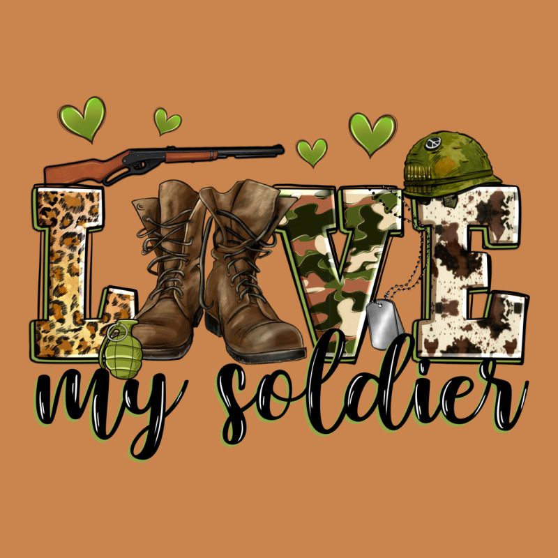 Love My Soldier Heavyweight Hoodie by Zillion Design Studio | Teevron