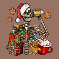 Christmas Skeleton Coffee Premium Hoodie | Teevron