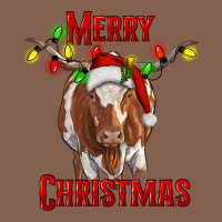 Merry Christmas Longhorn Cow Zipper Hoodie | Teevron
