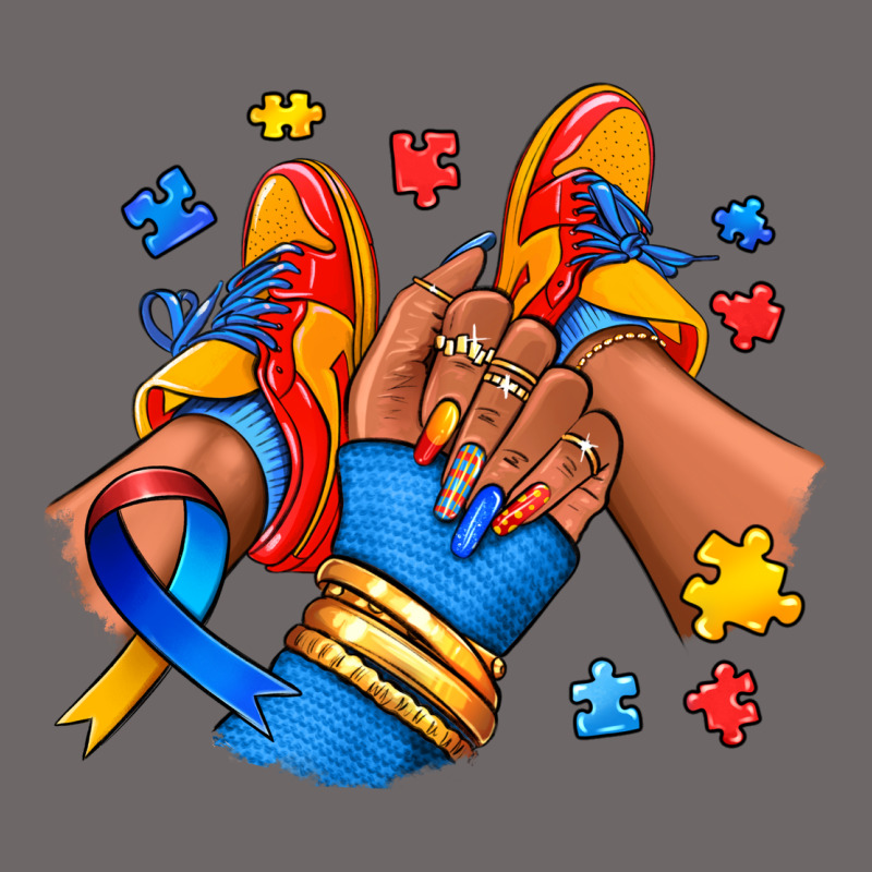 Autism Afro Girl Sneakers Classic Tee by RanaPortraitStore | Teevron