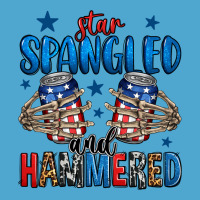 Star Spangled And Hammered Skeleton Hand Premium Hoodie | Teevron