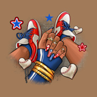 Baseball Afro Girl Sneakers Classic Tee | Teevron