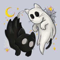 Ghost Cats With Balance Halloween Heavyweight Hoodie | Teevron