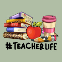 Teacher Life With Books  Pen And Coffee Urban Heavy Tee | Teevron