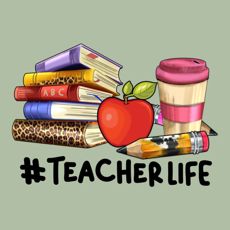Teacher Life With Books  Pen And Coffee Urban Heavy Tee by Artiststas | Teevron