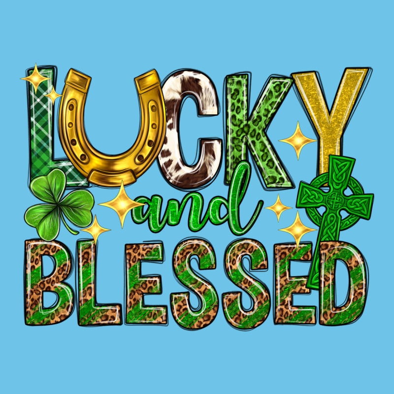 Lucky And Blessed St. Patricks Day Premium Sweatshirt by Neo Western | Teevron