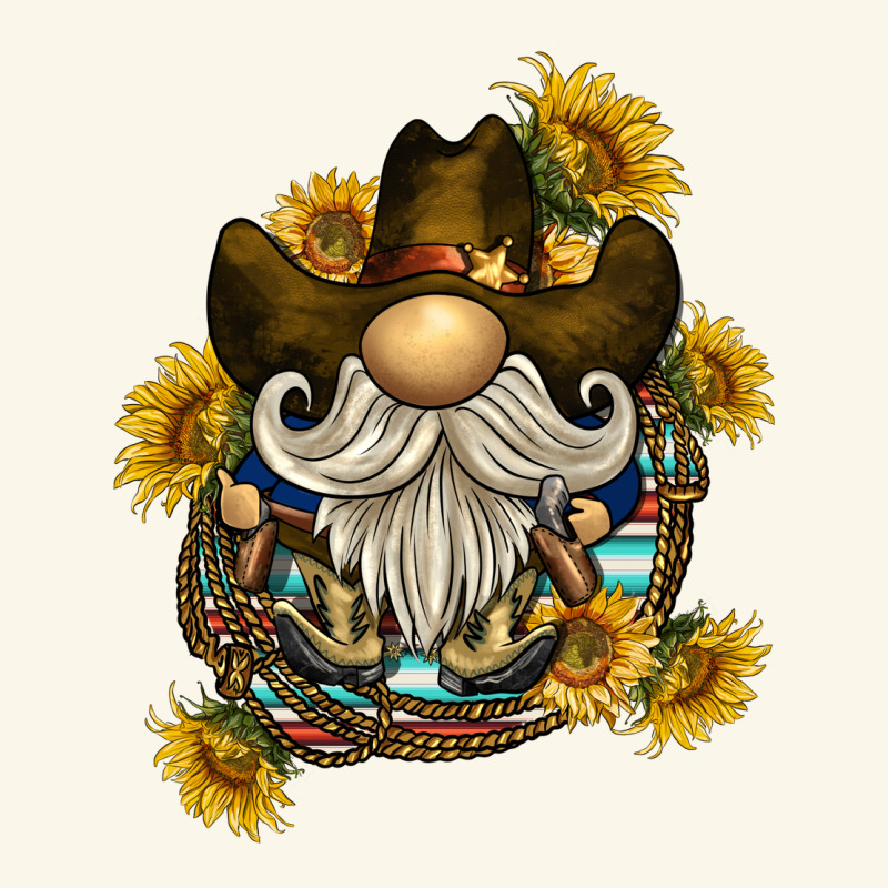 Cowboy Gnome Sunflower Rope Premium Hoodie by BarkalooDesign | Teevron