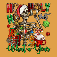 Ho Ho Holy Shit What A Year Christmas Skeleton Premium Hoodie | Teevron