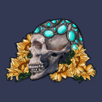 Skull With Sunflowers Heavyweight Hoodie | Teevron
