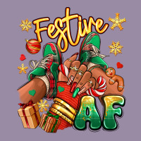Festive Af Christmas Black Girl Sneakers Classic Tee | Teevron