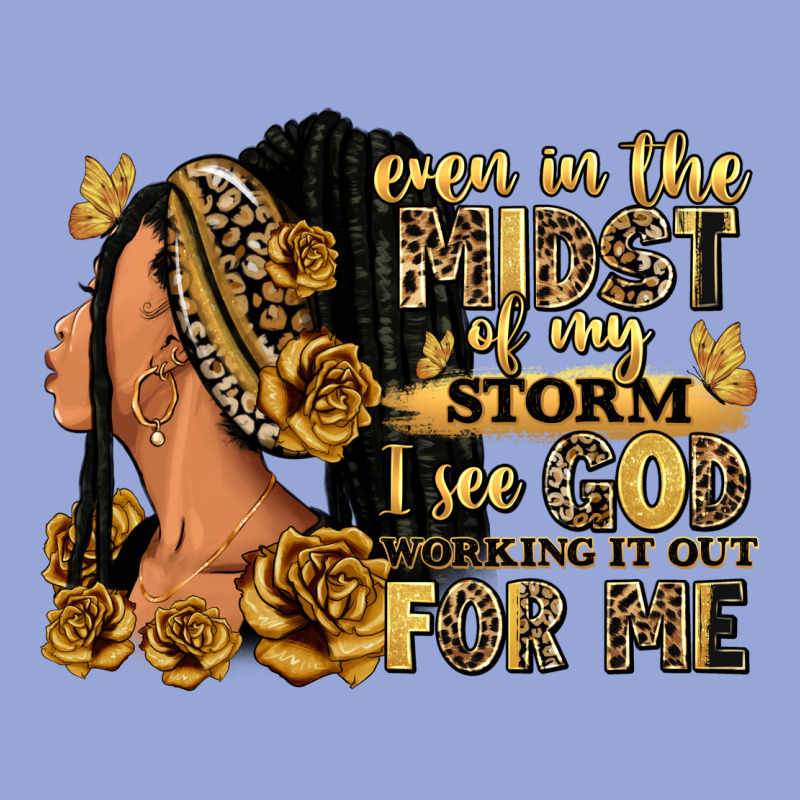 Even In The Midst Of My Storm Afro Woman Classic Tee by RanaPortraitStore | Teevron