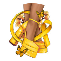 Childhood Cancer diva yellow ribbon | Teevron
