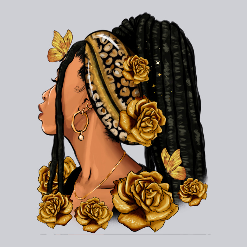 Gold Roses Afro Woman Classic Tee by RanaPortraitStore | Teevron