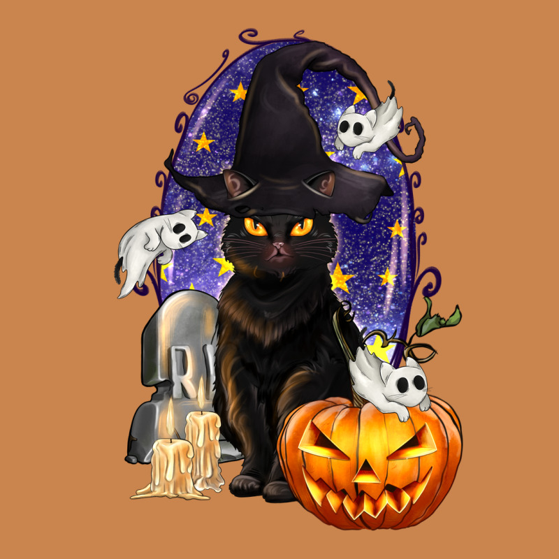 Halloween Cat And Pumpkin Heavyweight Hoodie by texasbilliewilder | Teevron