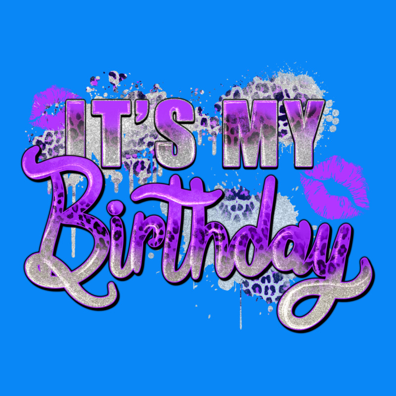 Purple Its My Birthday Zipper Hoodie by Zillion Design Studio | Teevron