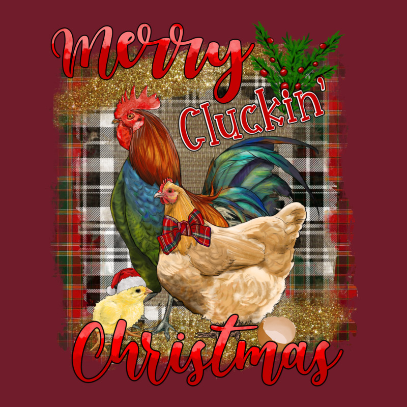 Merry Cluckin' Christmas Zipper Hoodie by RanaPortraitStore | Teevron