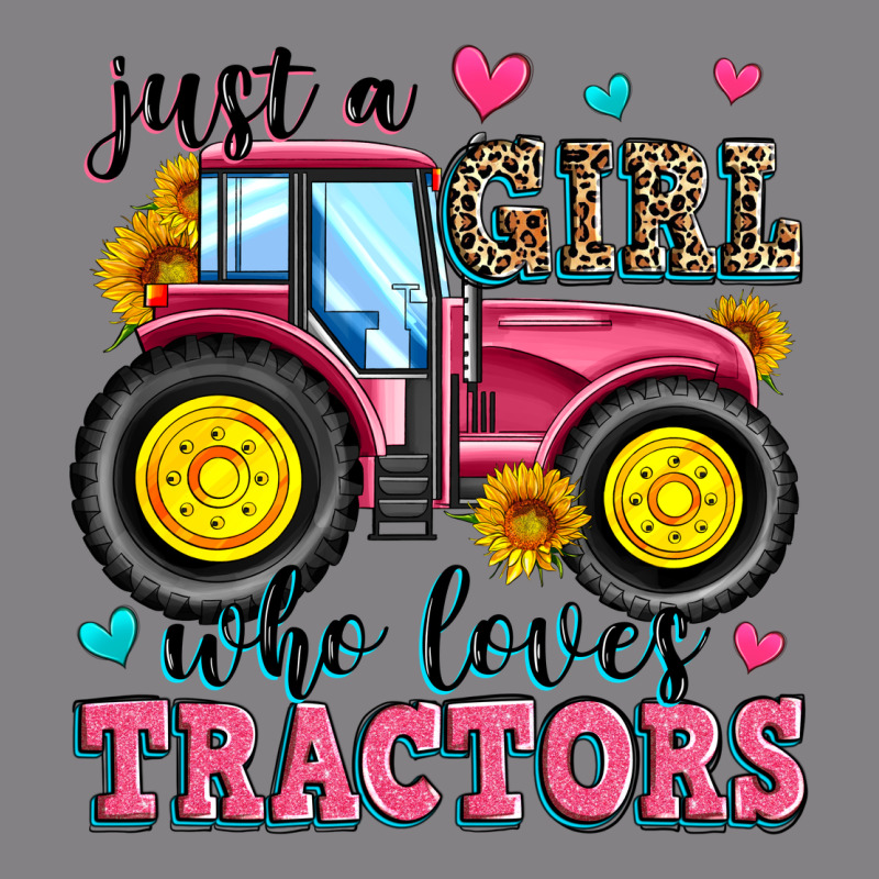 Just A Girl Who Loves Tractors Heavyweight Hoodie by Zillion Design Studio | Teevron