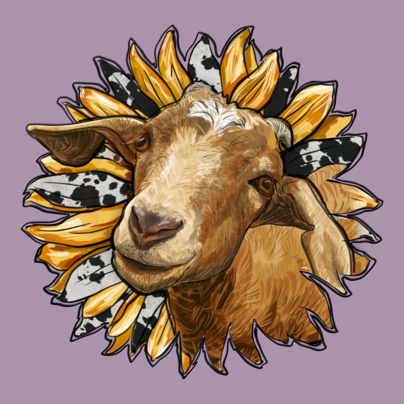 Sunflower With Goat Heavyweight Hoodie by RanaPortraitStore | Teevron