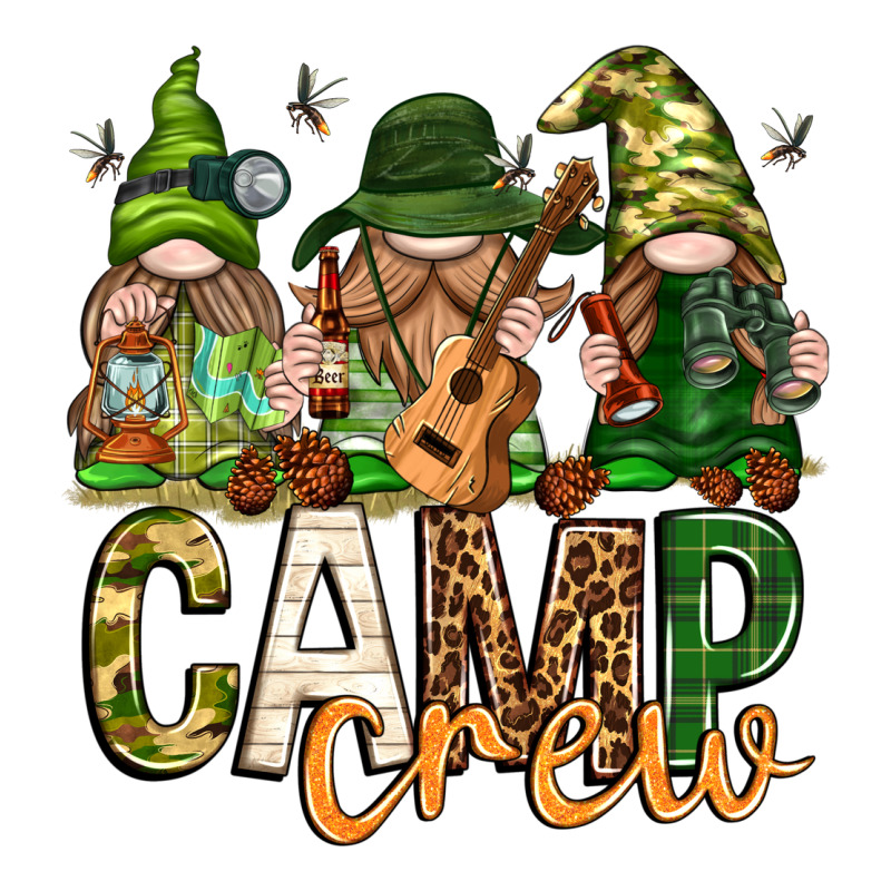 Camp Crew With Gnomies Zipper Hoodie by texasbilliewilder | Teevron