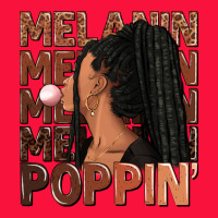 Melanin Poppin' Afro Woman Classic Tee | Teevron
