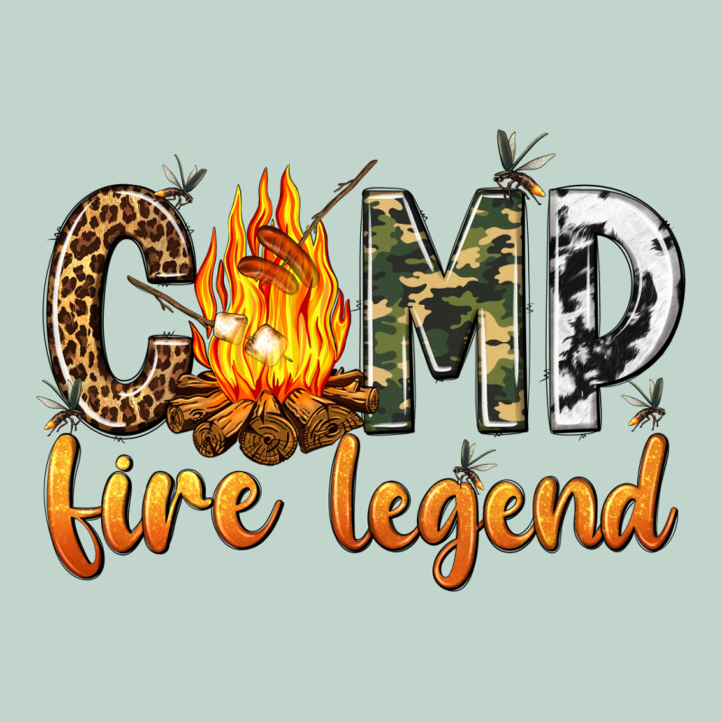 Camp Fire Legend With Fire Zipper Hoodie by texasbilliewilder | Teevron