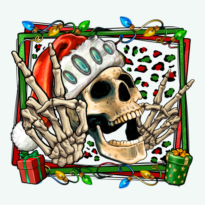 Christmas Happy Skeleton Premium Hoodie by Jasminsmagicworld | Teevron