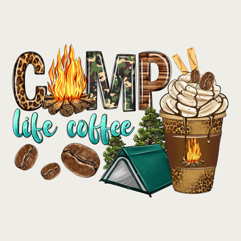 Camp Life Coffee With Coffee Cup Zipper Hoodie by texasbilliewilder | Teevron