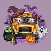 Halloween School Bus Heavyweight Hoodie | Teevron