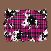 Pink Christmas Plaid Cowhide Pattern Background Zipper Hoodie | Teevron