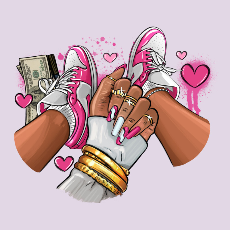 Pink And White Sneaker Girl Classic Tee by RanaPortraitStore | Teevron