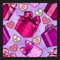 Valentines Day Gift Box And Cookie Seamless Pattern Classic Tee | Teevron
