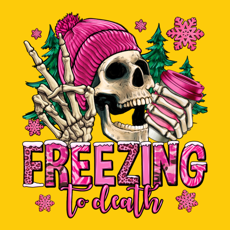 Freezing To Death Winter Skull Premium Hoodie by Jasminsmagicworld | Teevron