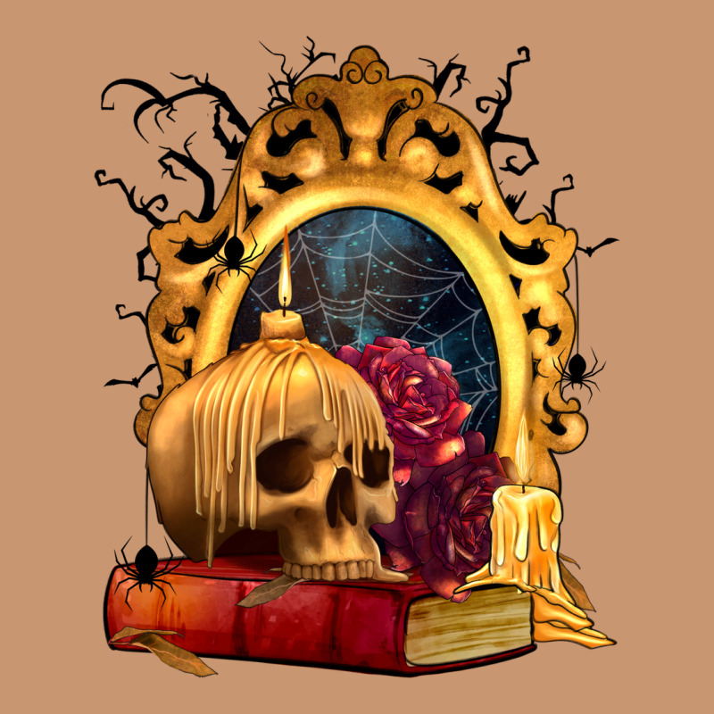Halloween Skull Candles And Roses Heavyweight Hoodie by texasbilliewilder | Teevron