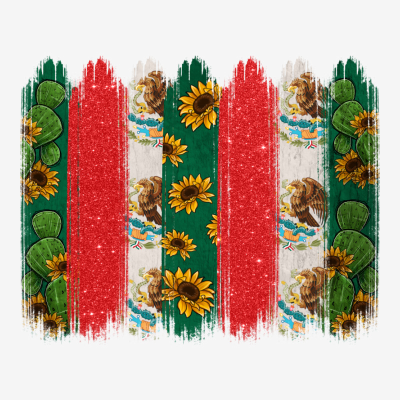 Mexican Flag Brushstroke Urban Hoodie by Jasminsmagicworld | Teevron