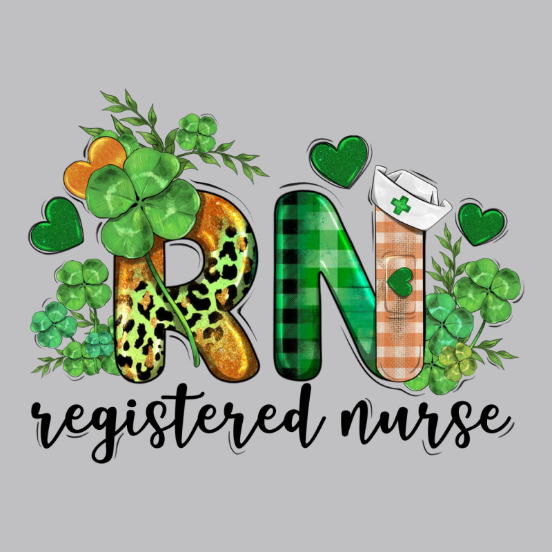 St. Patricks Day Registered Nurse Rn Long Sleeve Tee by BarkalooDesign | Teevron