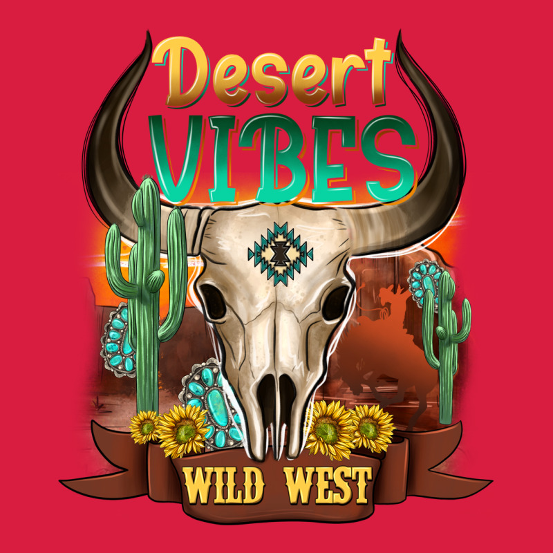 Desert Vibes Wild West Premium Hoodie by NancyCooperArtShop | Teevron