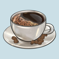 Coffee  Americano Ladies Tee | Teevron